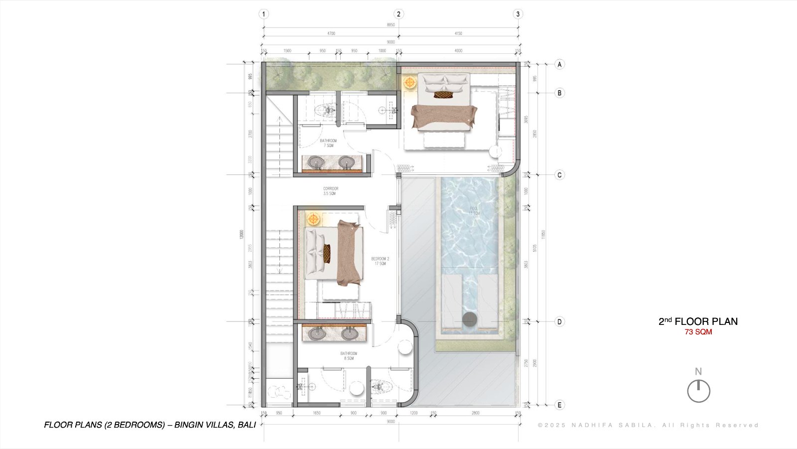 Second floor plan