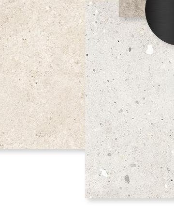 Terrazzo tile sample